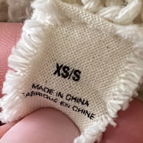 Anthropologie Summer Sweater Poncho Size XS/S - Picture 5 of 6